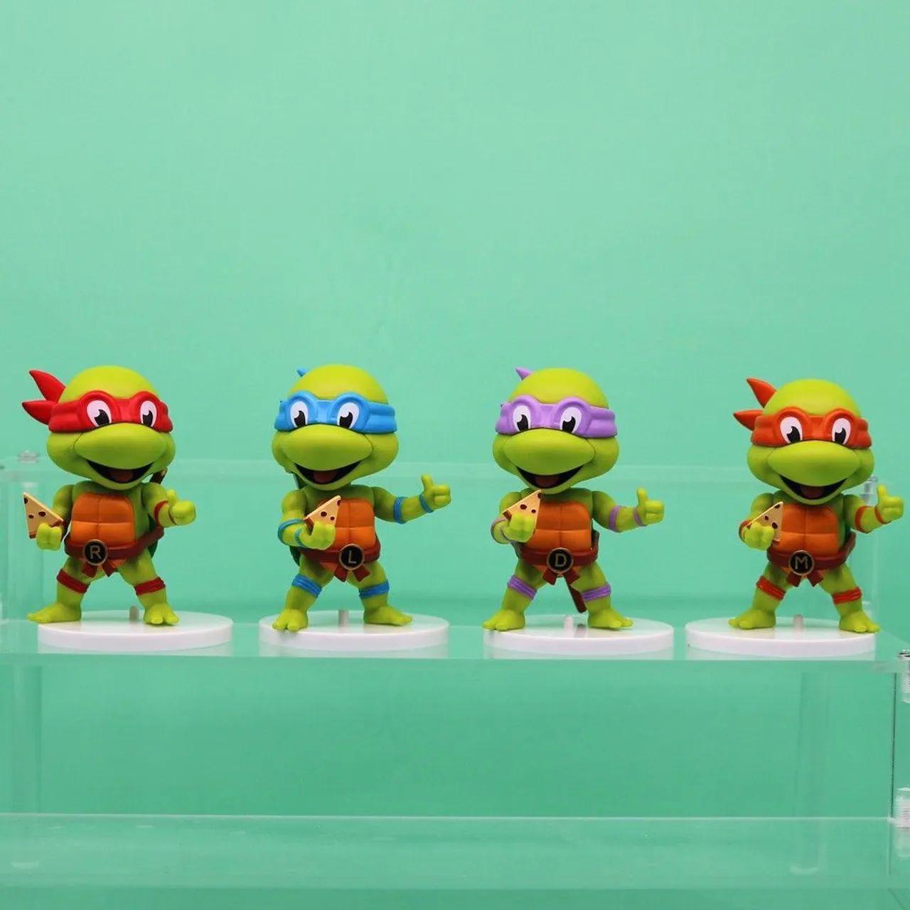 Coleção de Bonecos Tartaruga Ninja Articulado 5pcs - Foto 3