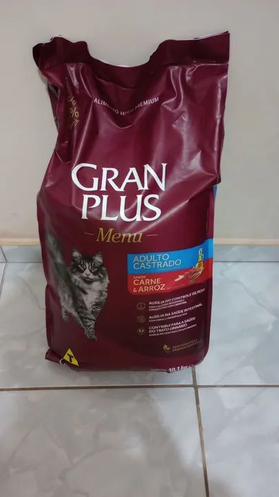 Ração para gato castrado gran plus - Foto 4