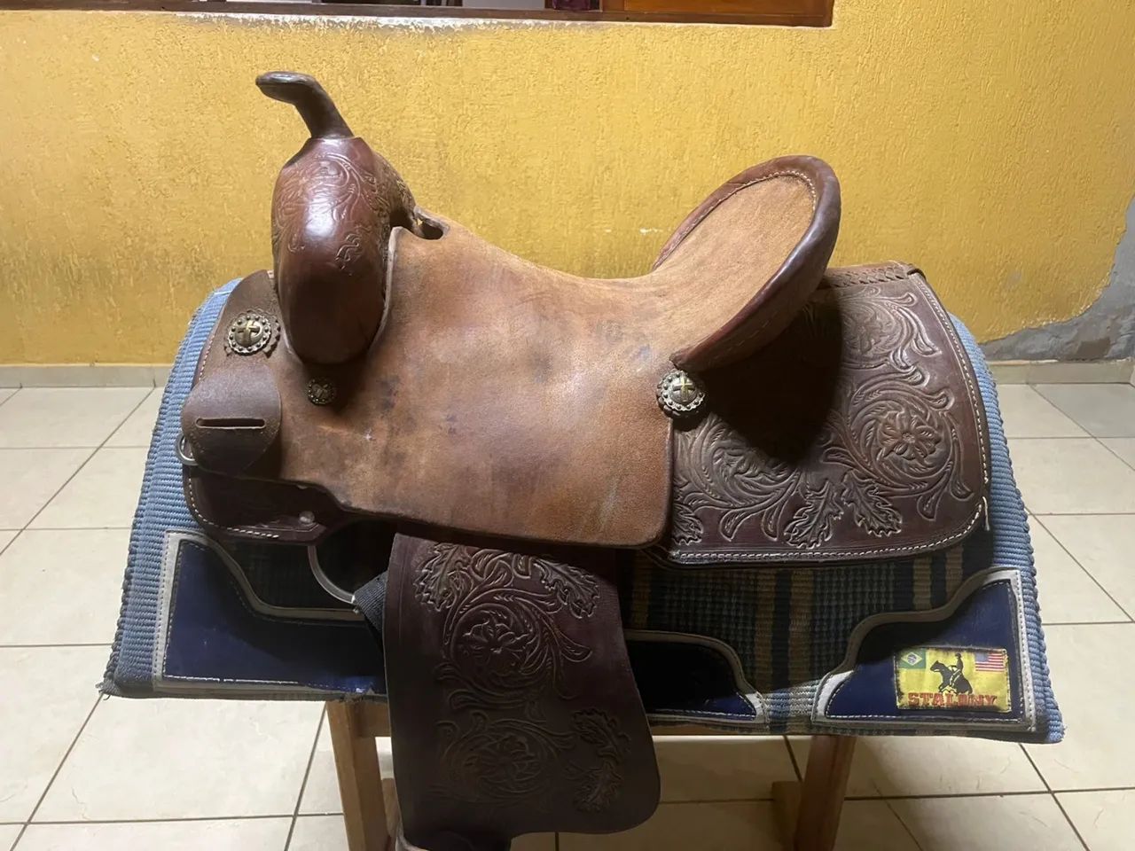 Sela quarto de milha rédeas 