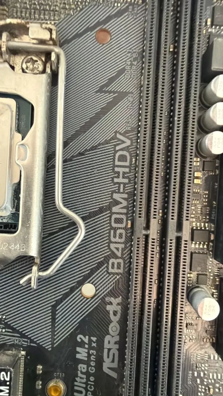 Kit Placa mãe B460m-hdv + i5 10400f + Memória DDR4 16gb 2666mhz - Foto 6