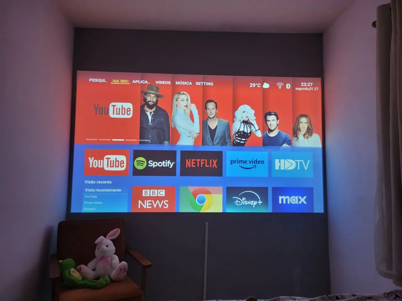 Projetor smart Horlat T9 Full HD 1080p  - Foto 5