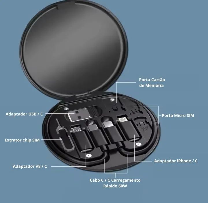 Kit de adaptadores multifuncional 5 em 1 - Foto 5