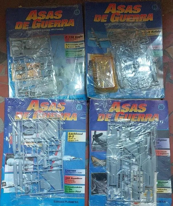 Revista Asas de Guerra + avião para montar - Foto 4