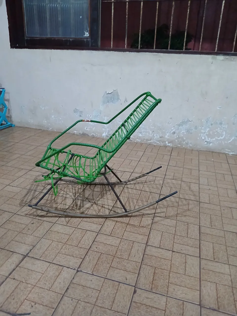 Cadeira de Balanço Verde