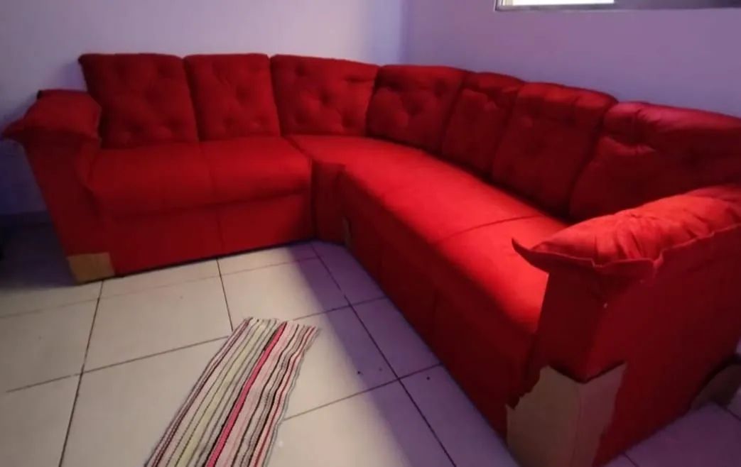 Sofa de canto com braços novos de fábrica! Pronta entrega  - Foto 2