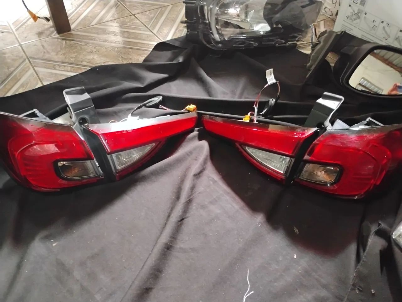 Lanternas traseira Fiat argo.