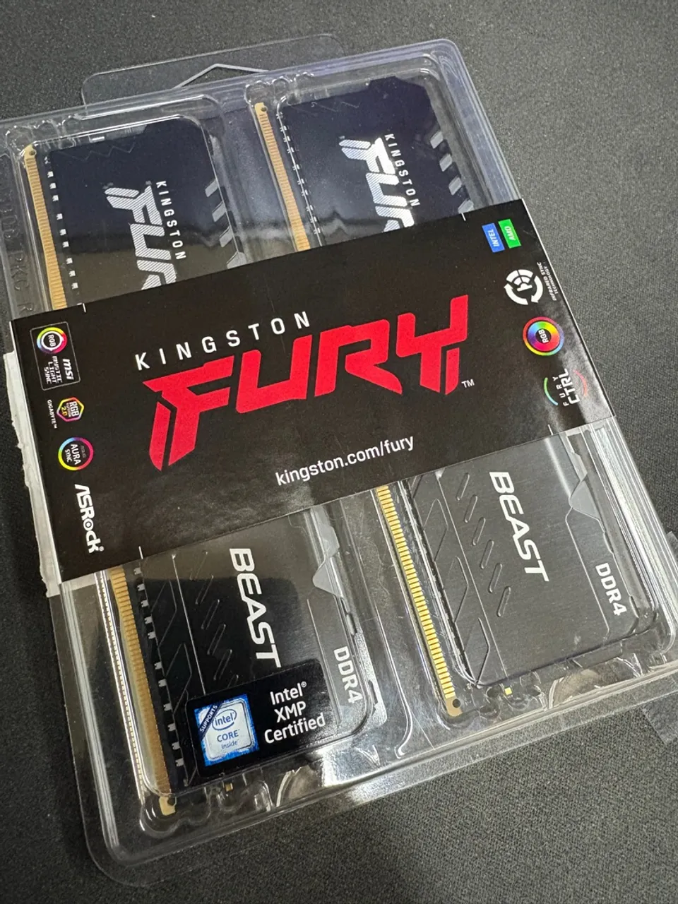 Memória RAM Kingston Fury DDR4 3600MHz