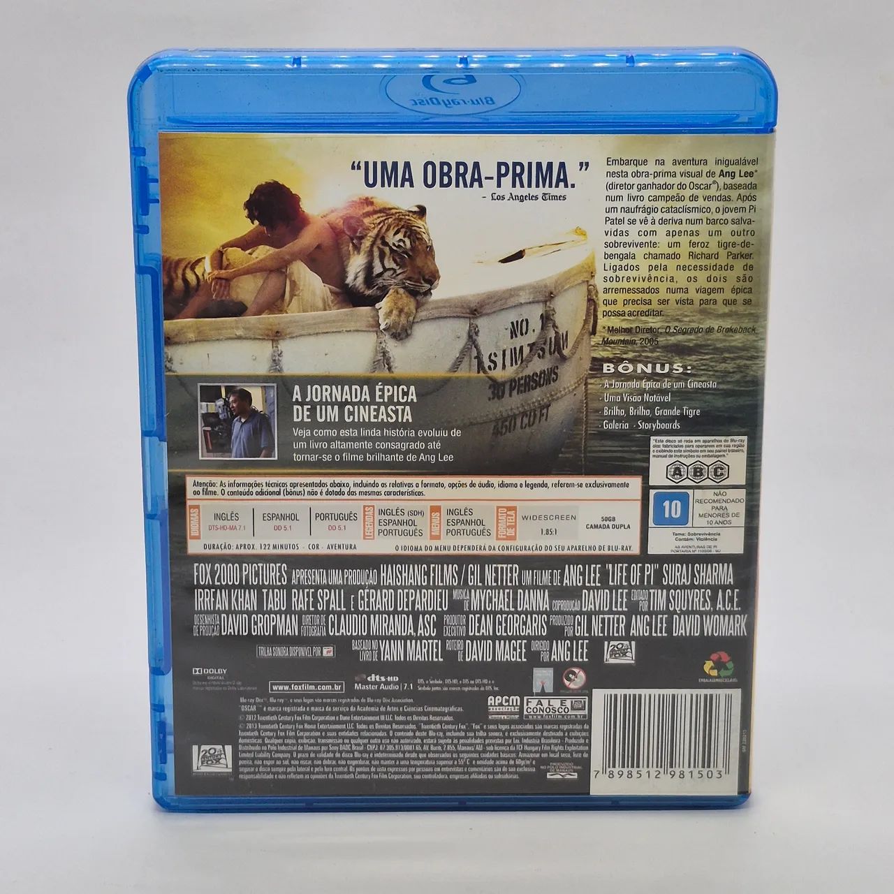 Blu-ray - As Aventuras de Pi - Foto 2
