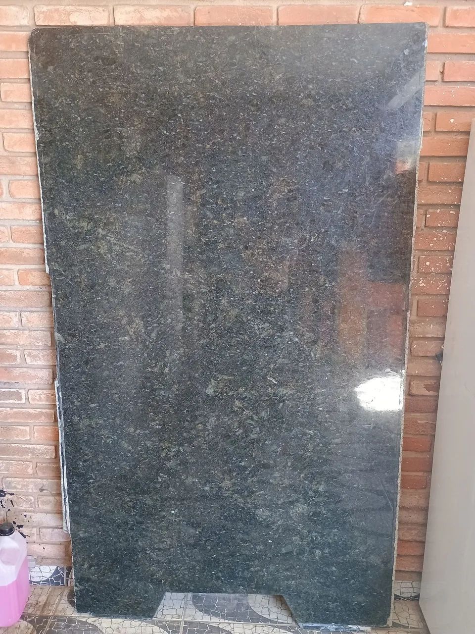 Pedra de granito verde ubatuba 1.10x1.80 - Foto 2