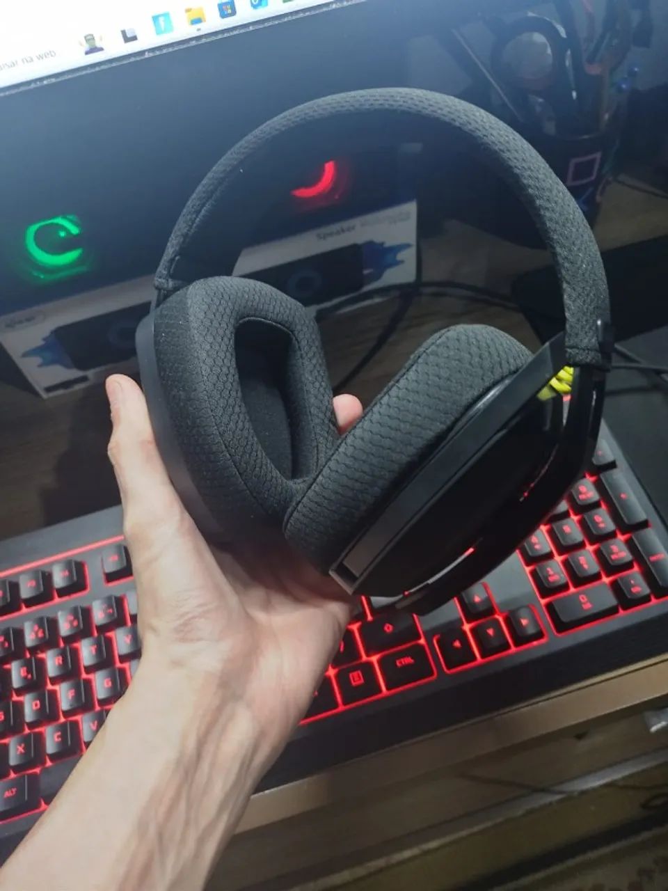 headset gamer sem fio ps4,ps5pc e celular - Foto 2