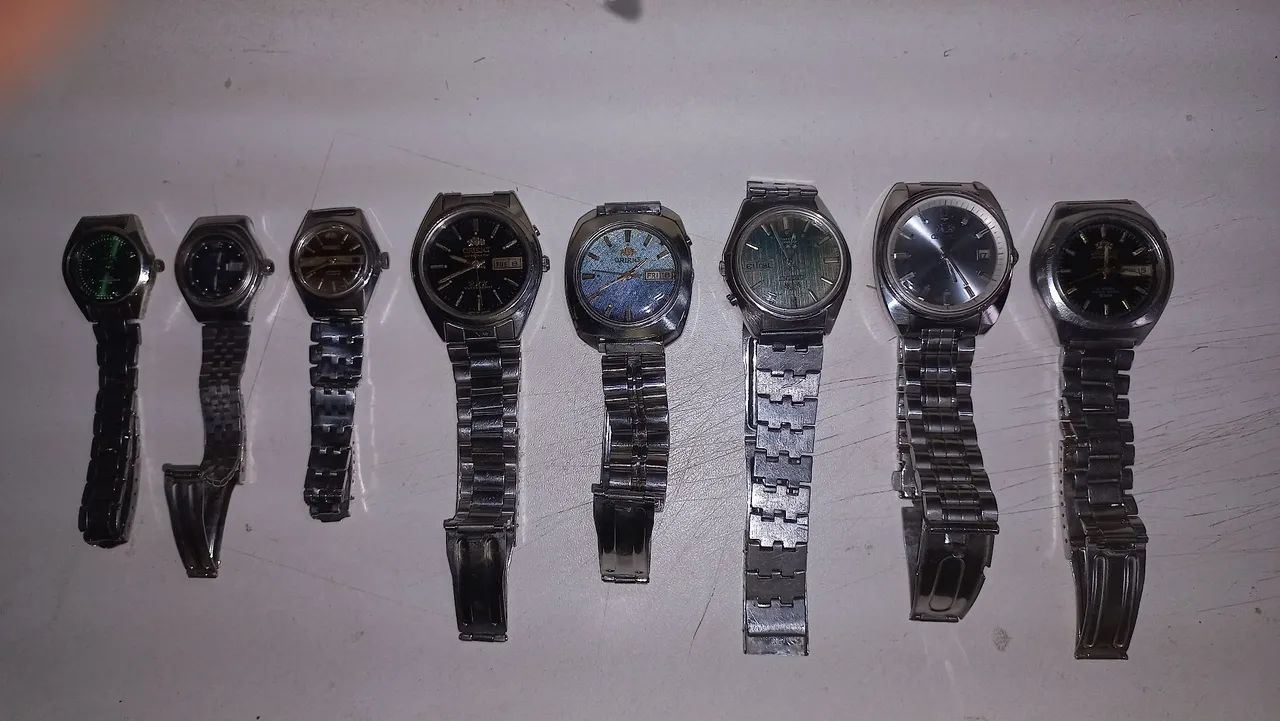 8 Relógios orientes 