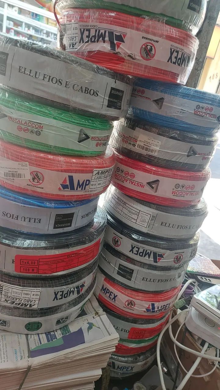 Fios elétricos flexível 