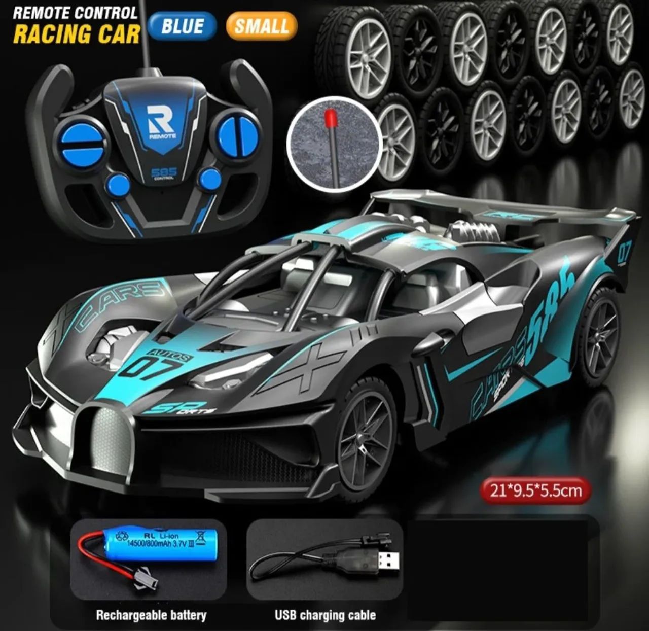 Carrinho de controle remoto estilo Racing 07 - Foto 6