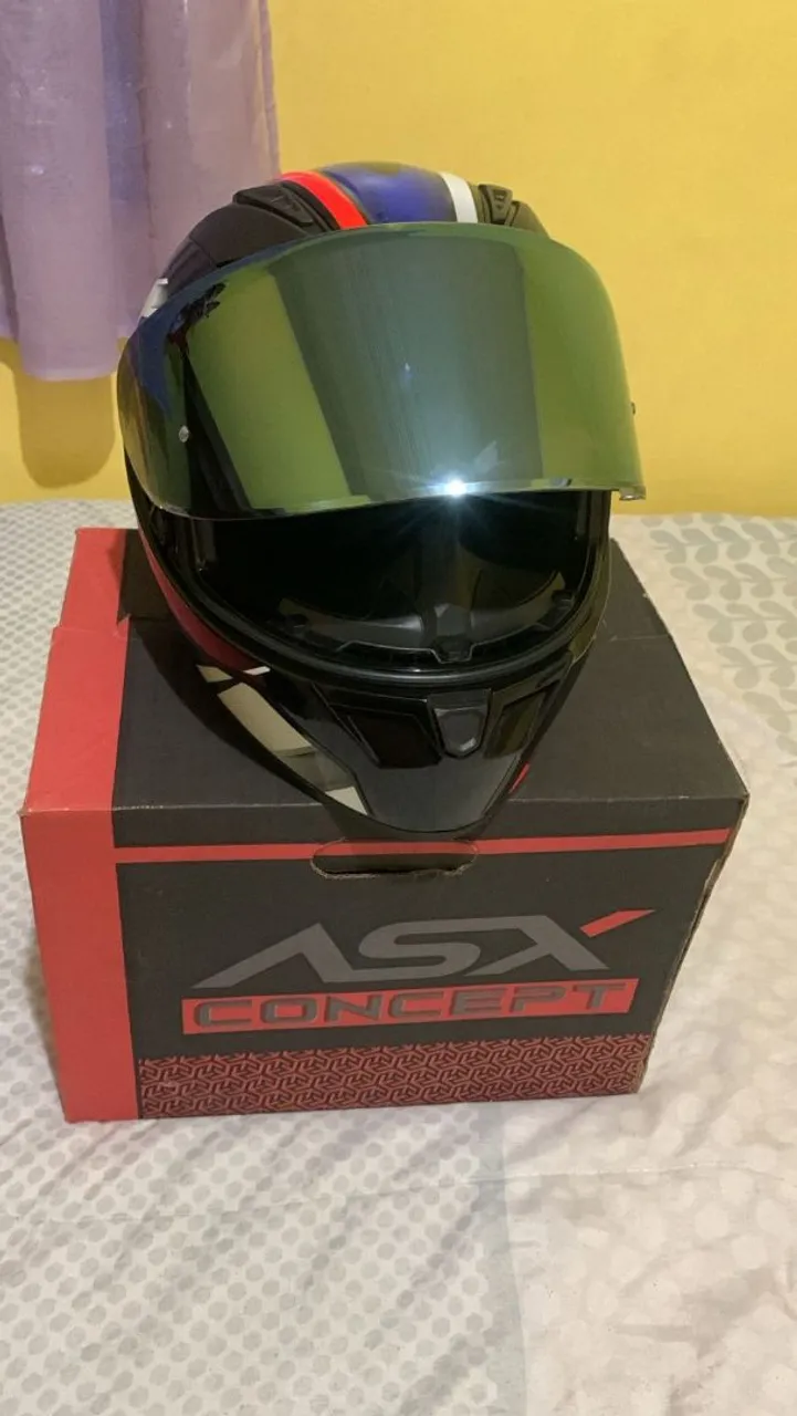 Capacete de Moto ASX Concept - Novo