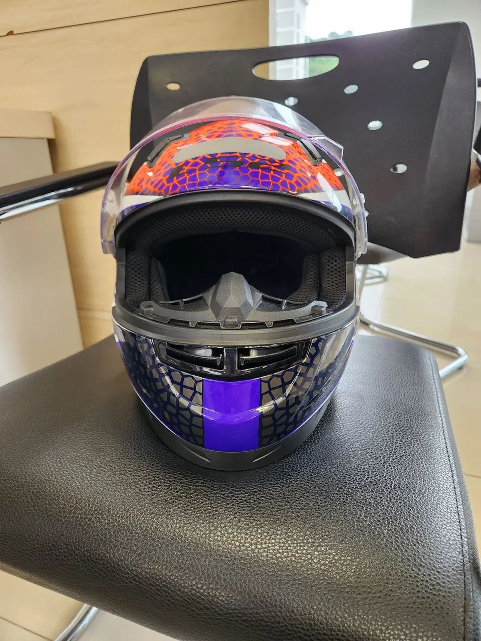 Capacete de Moto LS2 FF358 Speedy TAMANHO 56 - Foto 4
