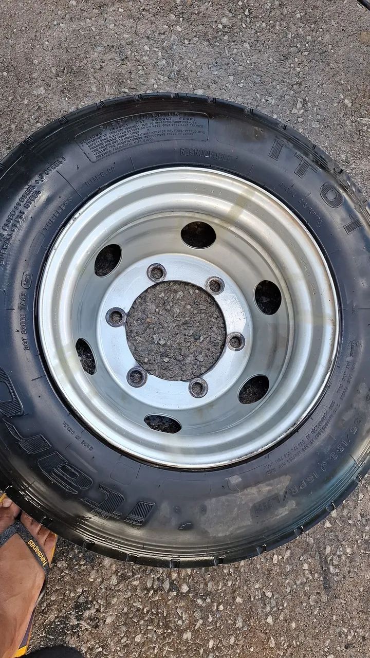 4 Rodas de caminhão aro 22.5 - Usadas - Foto 3
