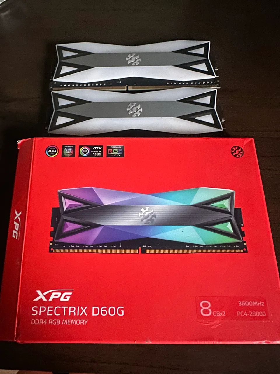 Memória ram XPG D60G - 3600mhz 16gb