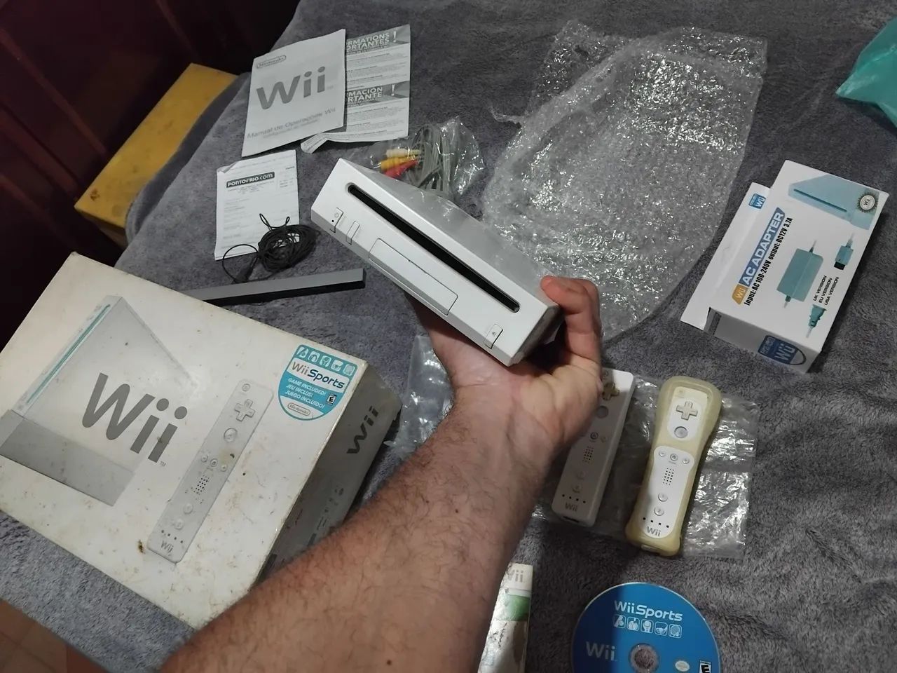 Nintendo wii americano 119 jogos 3 controles retro compativel game cube  - Foto 4