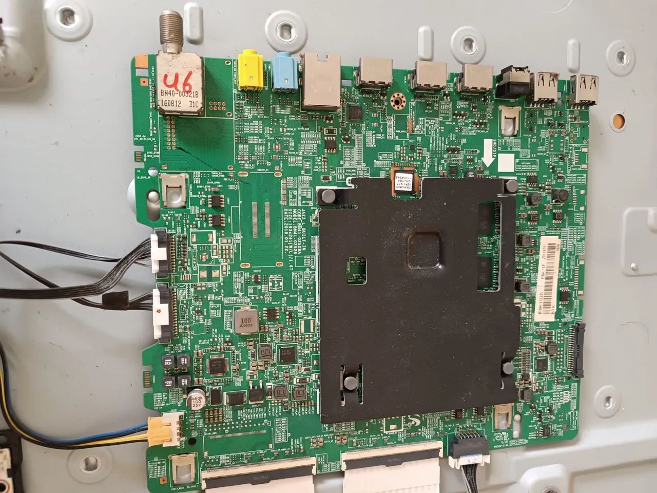 Placa principal tv led smart Samsung un40ku6000g mãe 