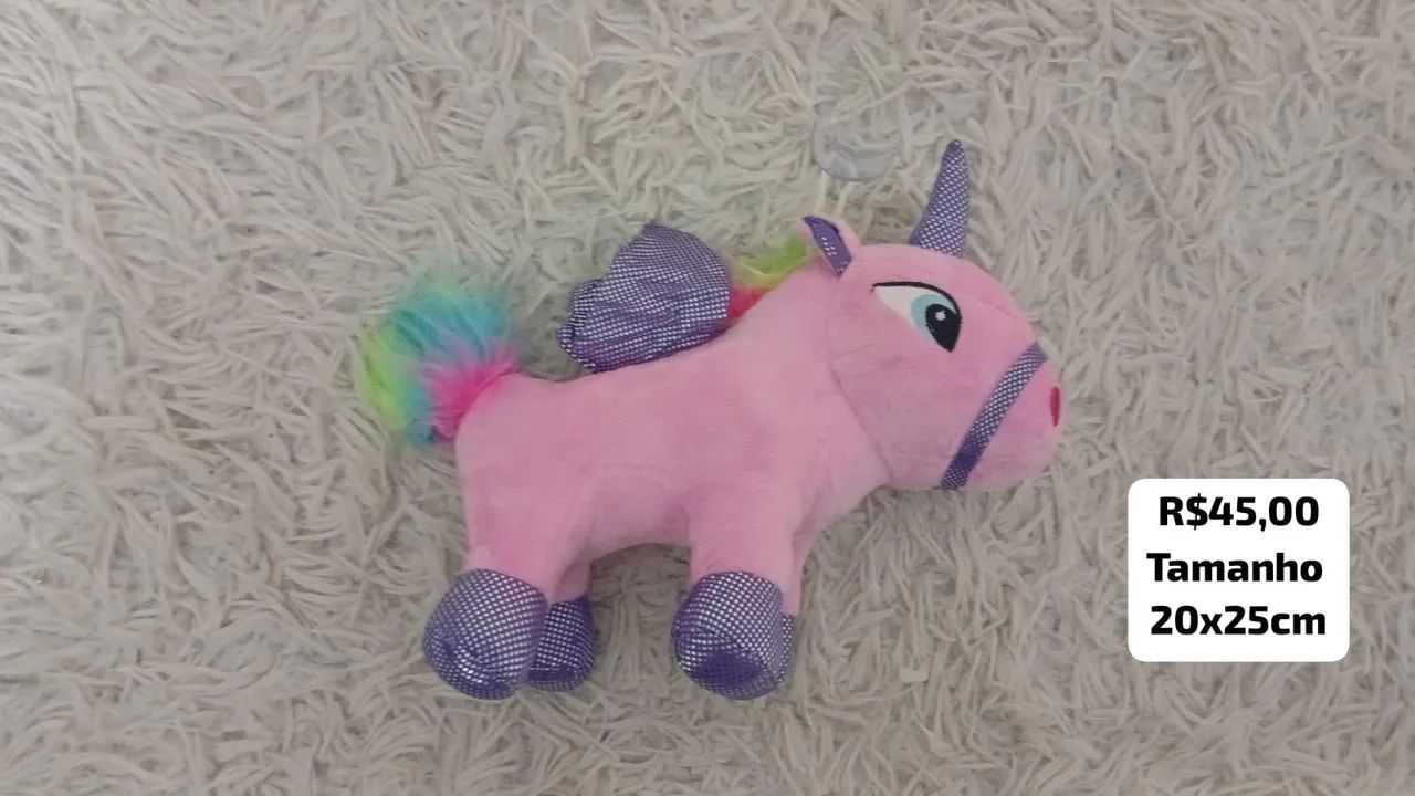urso de pelúcia do unicórnio - Foto 4