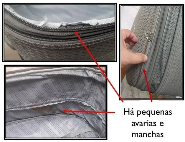 Mala de viagem grande 32 kg - Foto 6