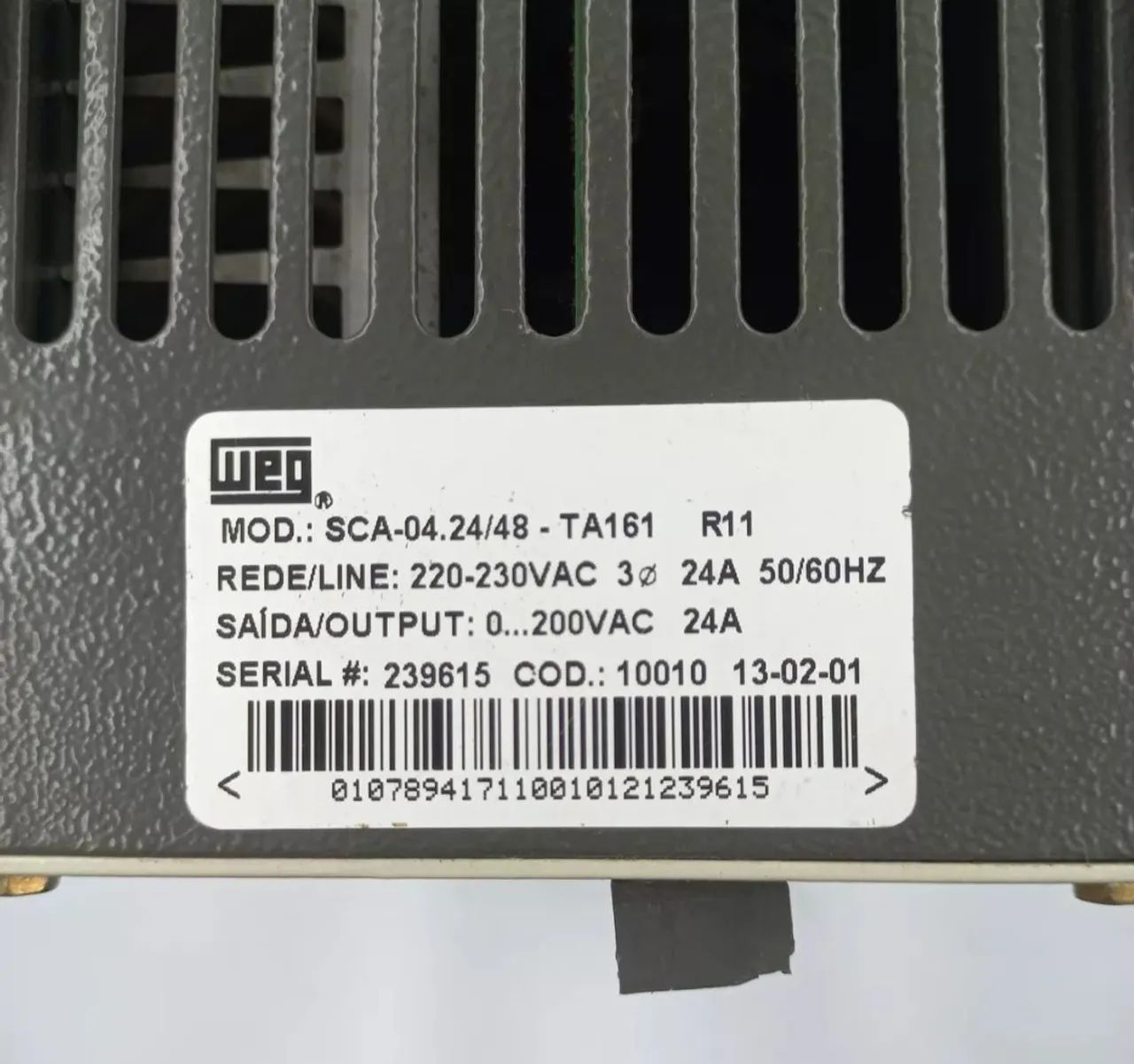 Servomotor WEG SCA-04.24/48-TA161  - Foto 3