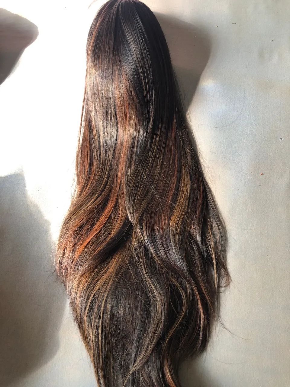 Peruca - morena iluminada/ premium  - Foto 5