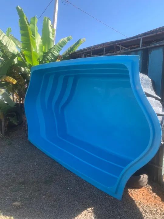 Piscina fibra de vidro 9000 litros  - Foto 2