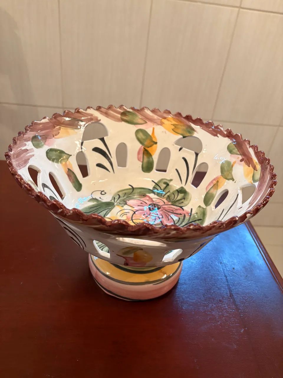Antiguidade fruteira vazada  - Foto 3