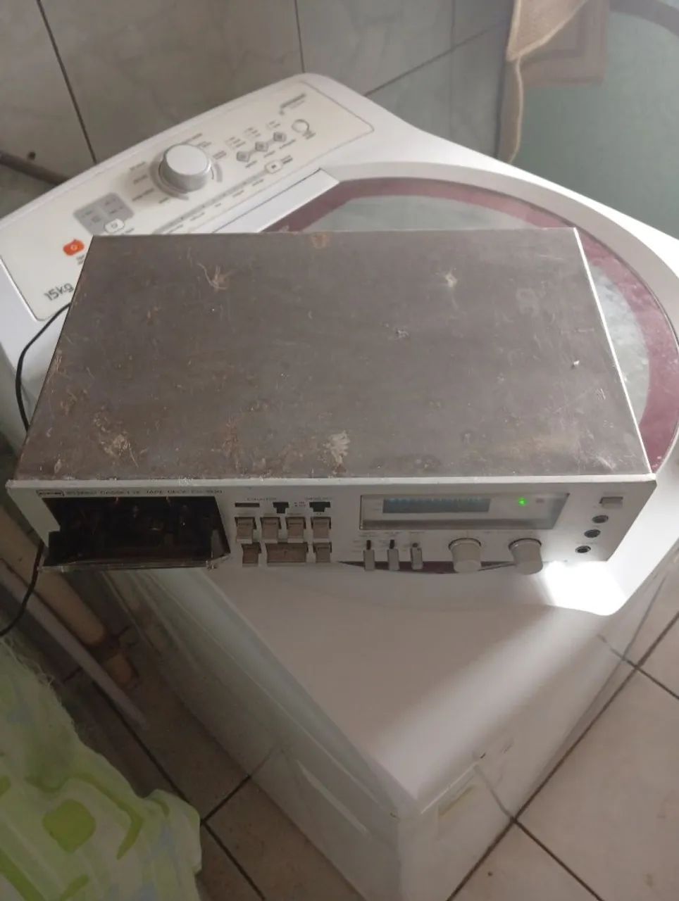 Tape deck cce CD 500 ligando com as funções mais não testado - Foto 6