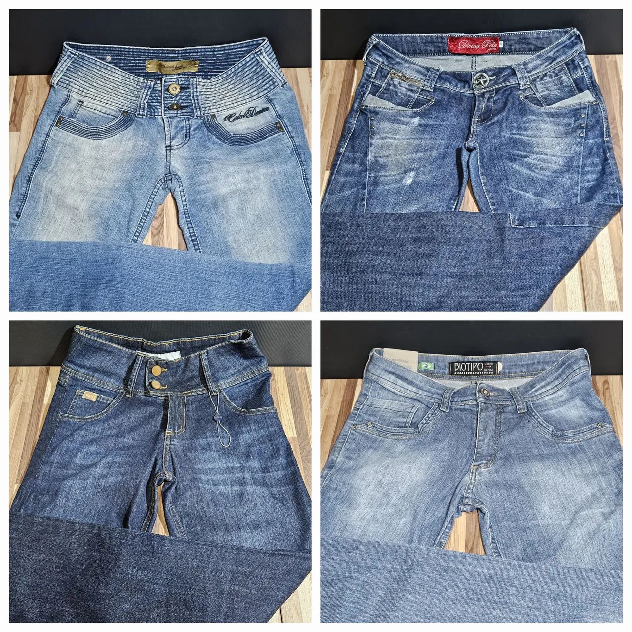 Jeans Feminino Stretch 38 Vários Modelos  - Foto 2