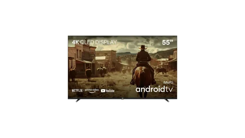 Smart TV Qled 55" 4K Multi Android 3HDMI 2USB - TL073M PRODUTO novo lacrado com NF e garan