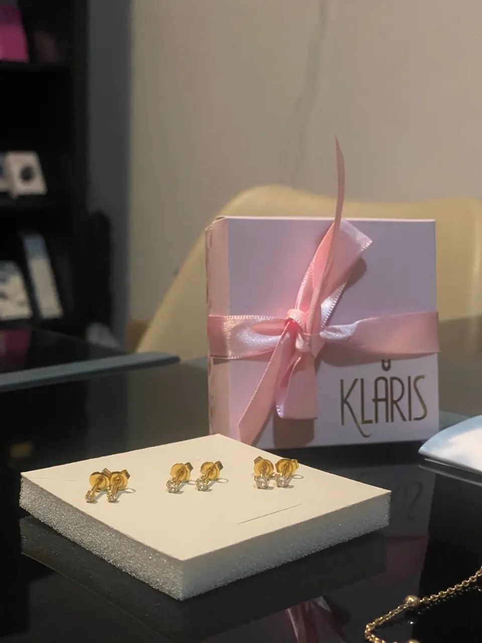 colar semijoia delicado Klaris + brinde - Foto 2