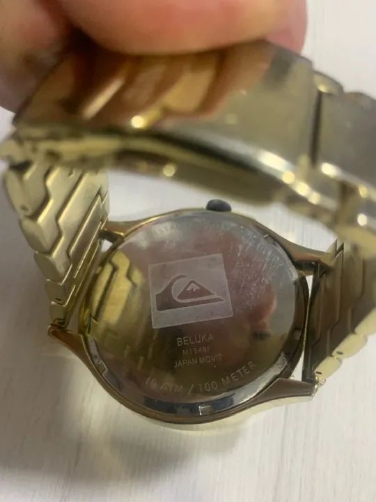 Relógio Quiksilver Masculino Dourado - Foto 4