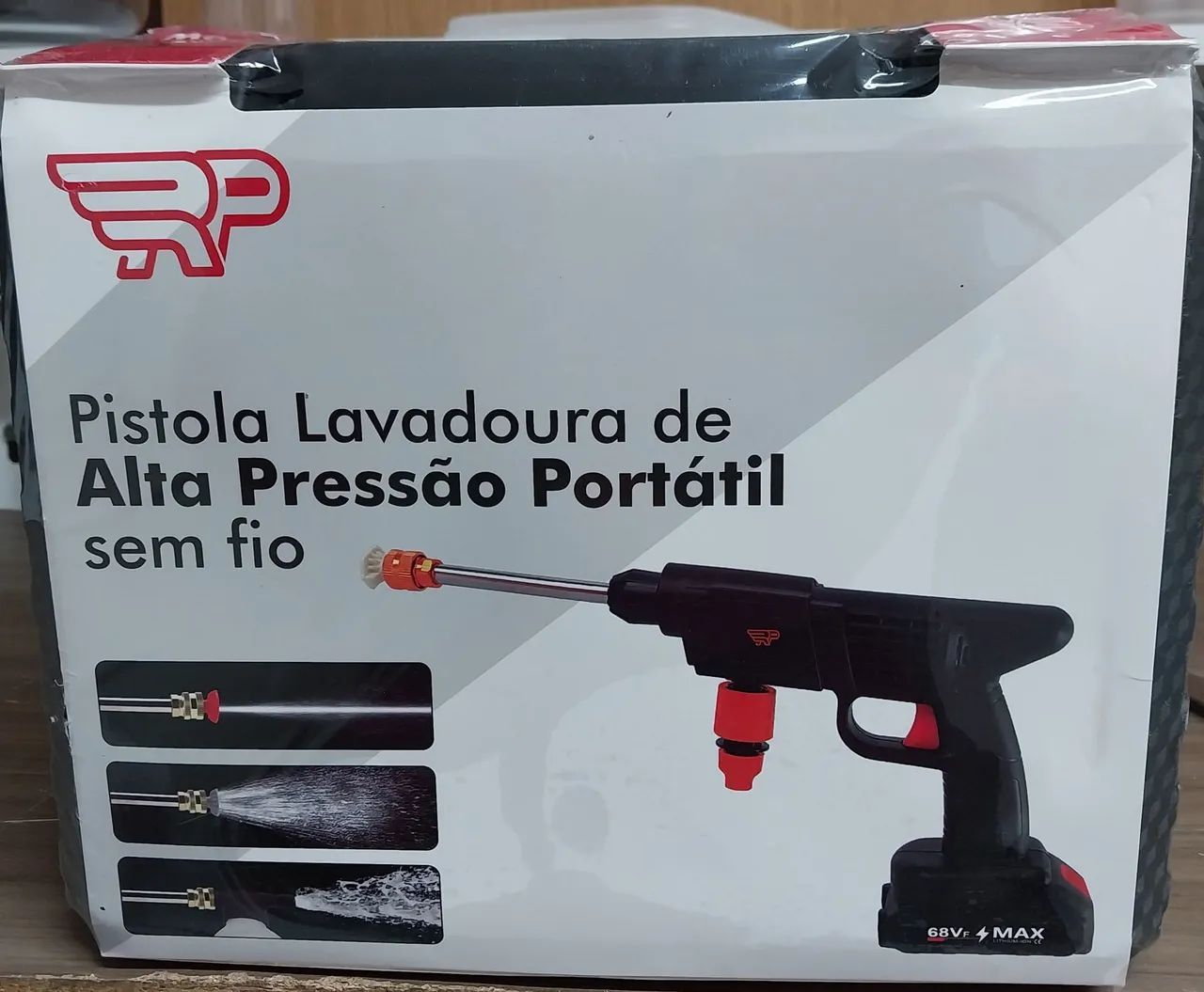 Pistola lava jato 68v /400w de potência 