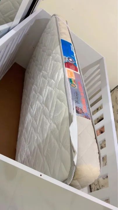 Berço de bebê branco - Foto 2