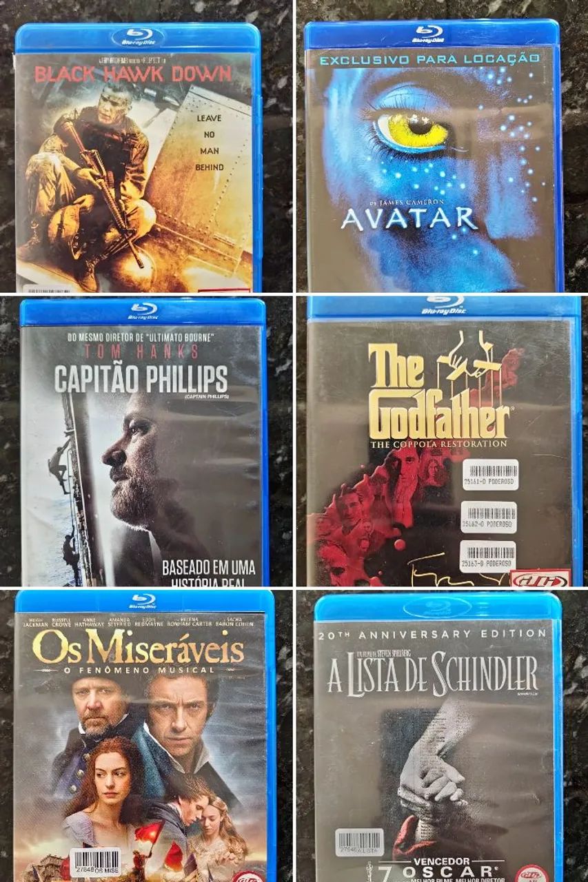 Blu-ray - 15 Filmes - Ler Descrição - DVD, Blu-Ray e Vídeo Cassete