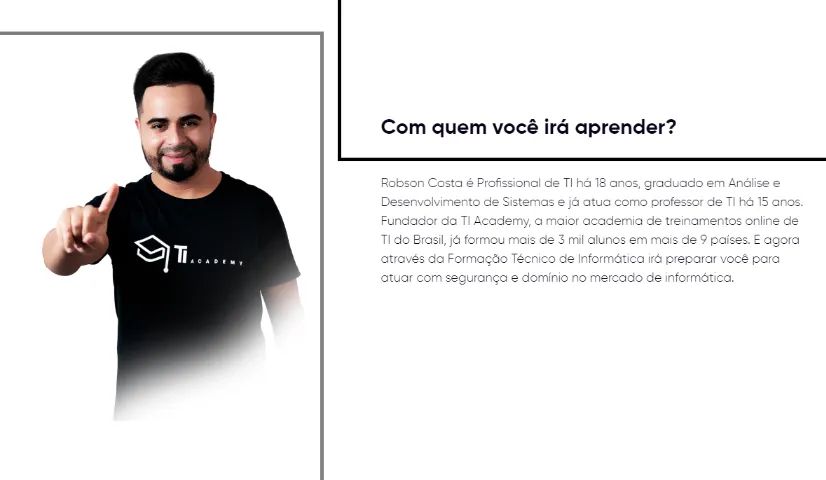 Formação Técnico em Informática 2.0 - Robson Costa - Foto 3