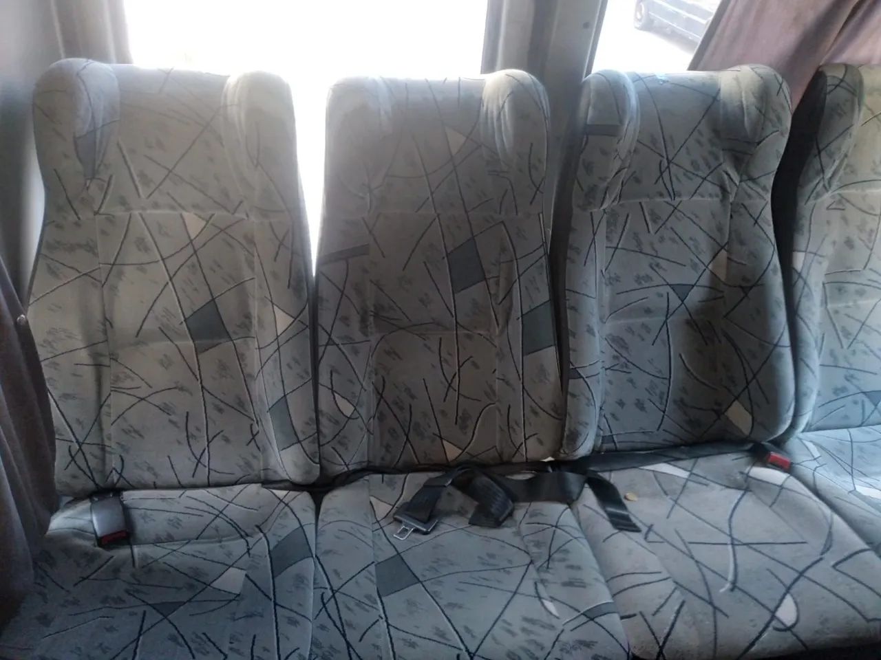 Banco de carro em tecido cinza - Foto 3