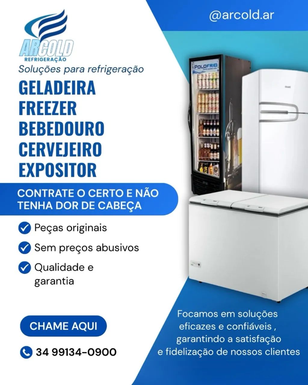 Gás em geladeira/conserto