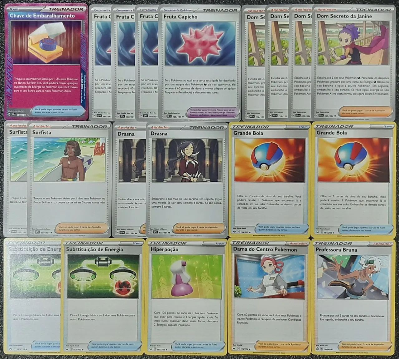 Deck grimmsnarl cartas originais de pokémon - Foto 2