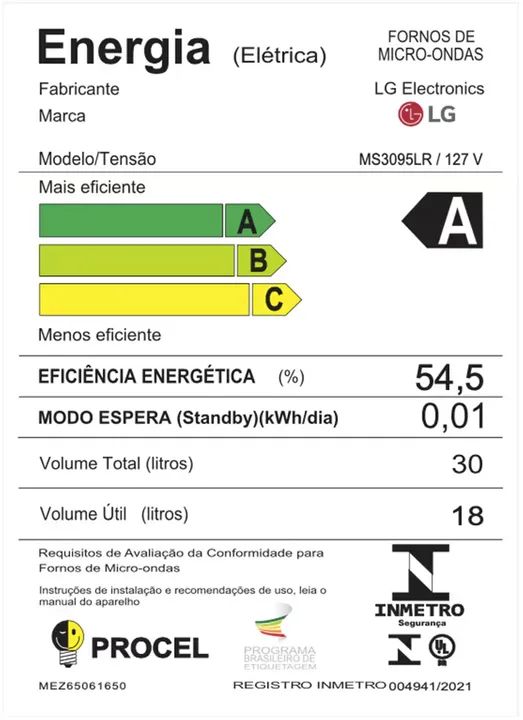 Forno de Micro-ondas 30L Revestimento EasyClean?, Tecnologia I Wave e 17 Receitas Pré-Prog - Foto 5