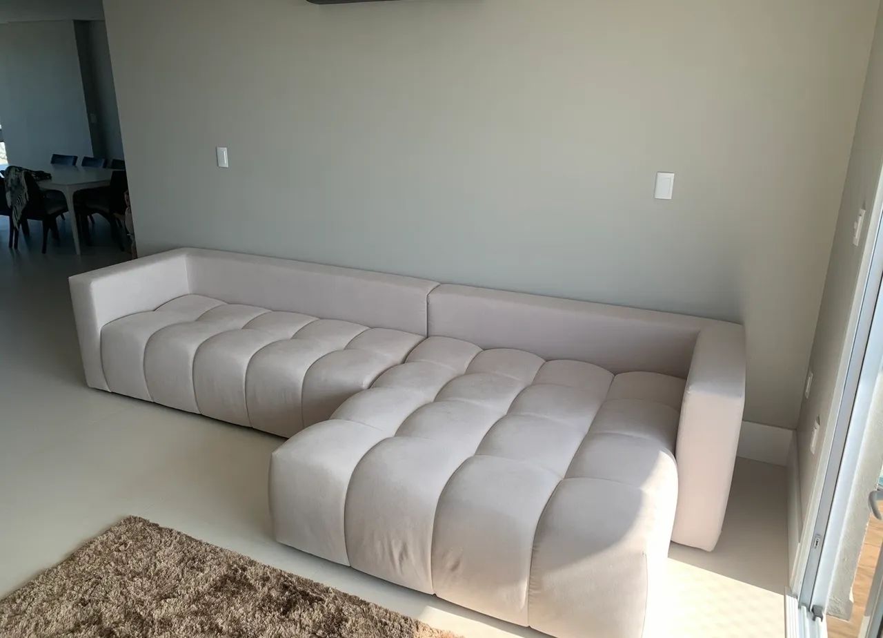 Sofá Modular com Chaise - Bell'Arte - Foto 3