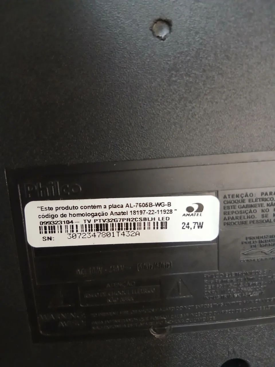 Vendo uma TV 32 polegadas tela quebrada - Foto 4