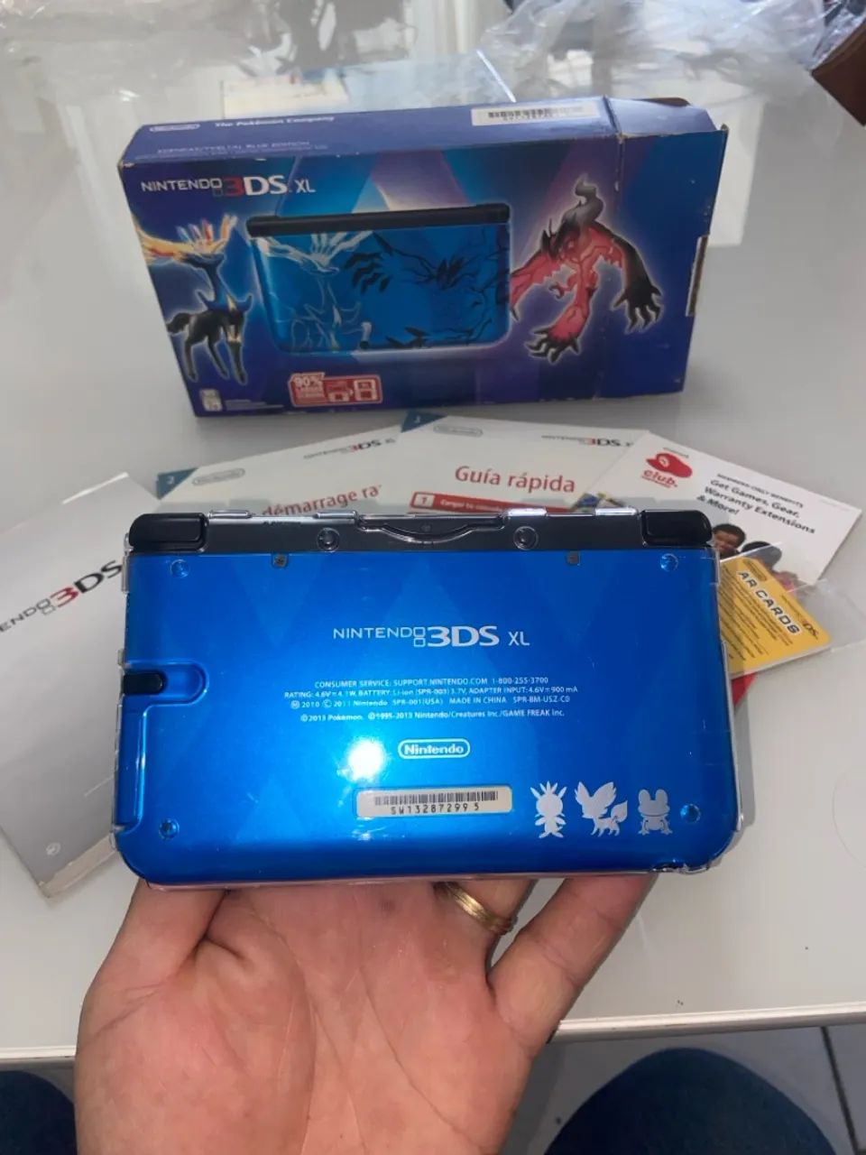Nintendo 3DS XL - Pokémon Yveltal Blue Edition (colecionador) - Foto 3