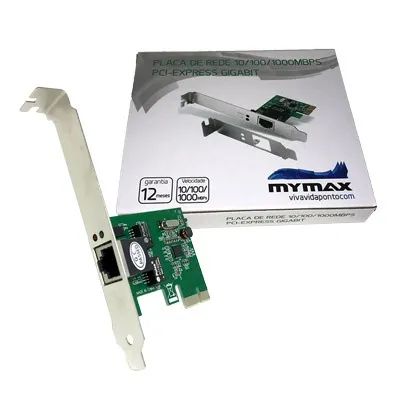 Placa de Rede 10/100/1000Mbps PCI Express Gigabit MYMAX - Foto 5