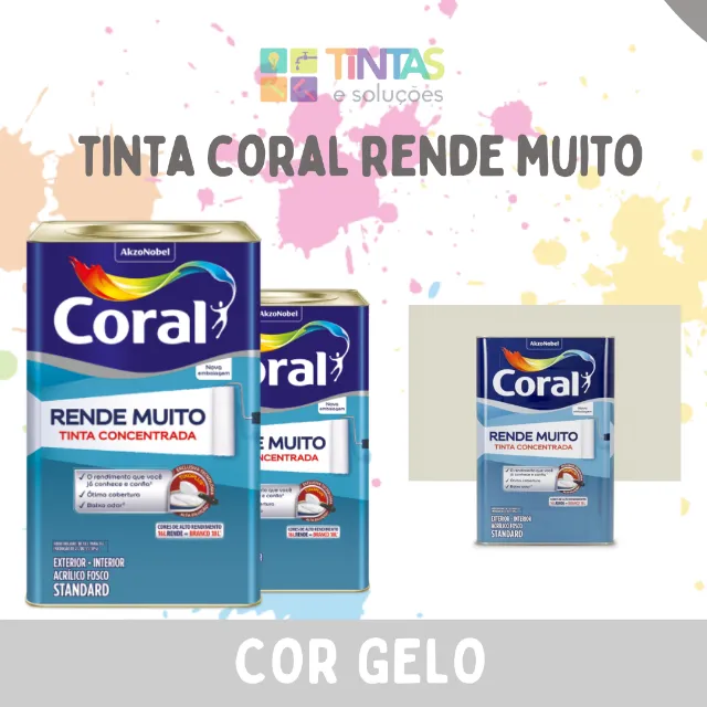 Tinta Coral Rende Muito Gelo