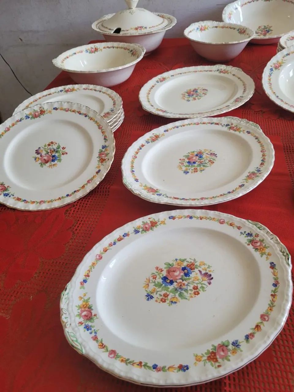 Aparelho de Jantar antigo Grindley England 25 Peças  - Foto 4