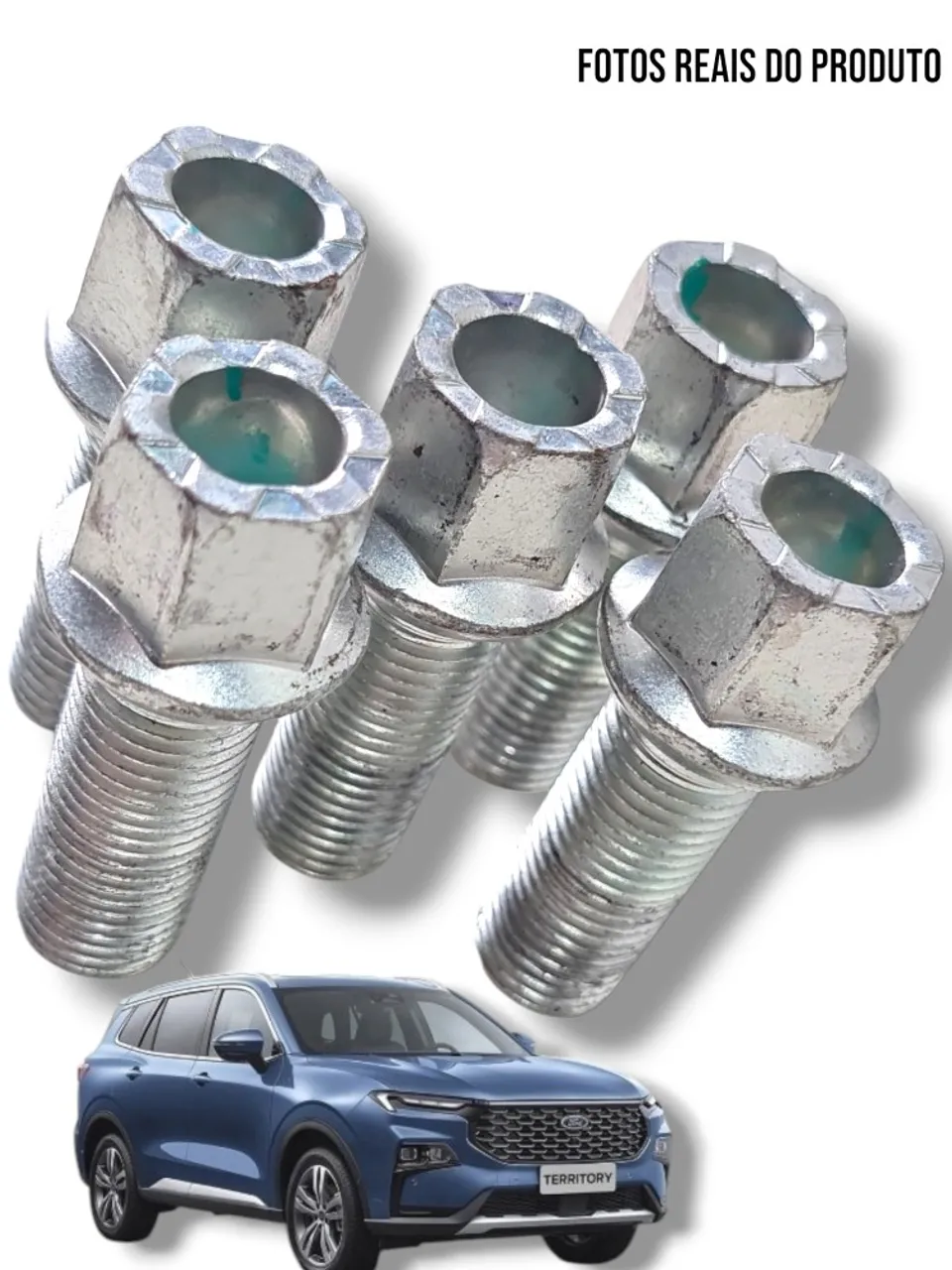 Kit 5x parafusos Ford Territory 2025 0KM PRODUTO ORIGINAL