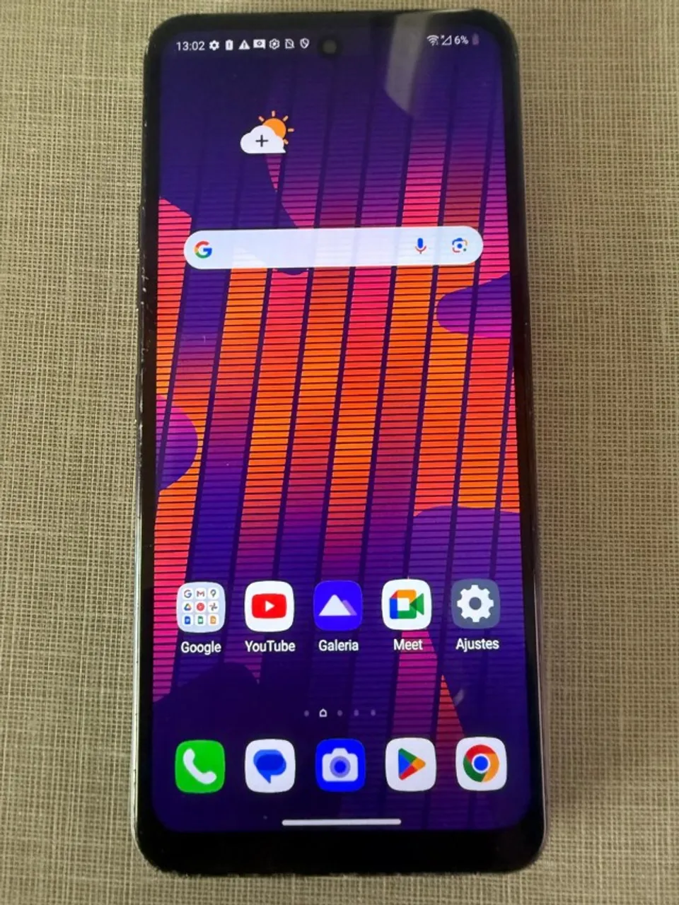 Celular LG K52 com biometria - nota fiscal